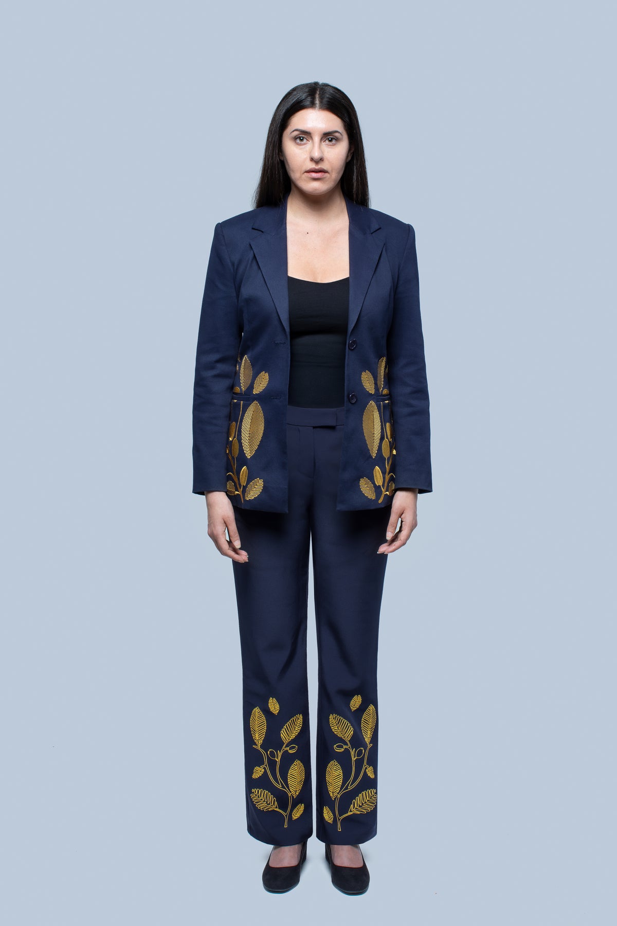 KANI BLAZER - MIDNIGHT NAVY/GOLD