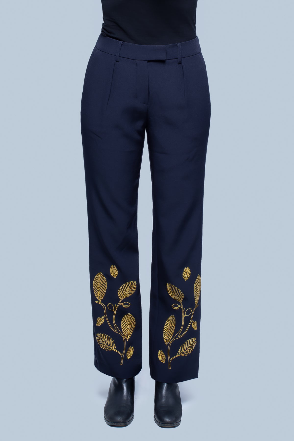 KANI PANTS - MIDNIGHT NAVY/GOLD