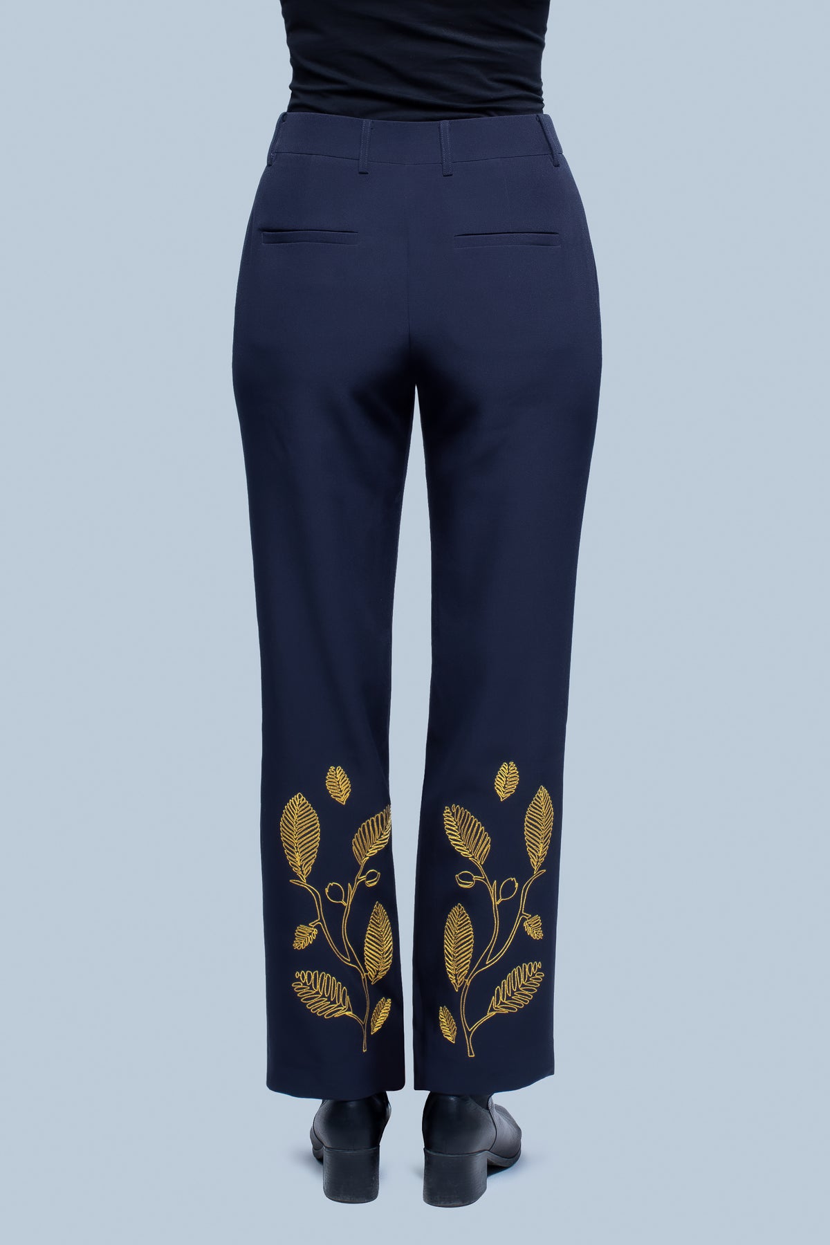KANI PANTS - MIDNIGHT NAVY/GOLD