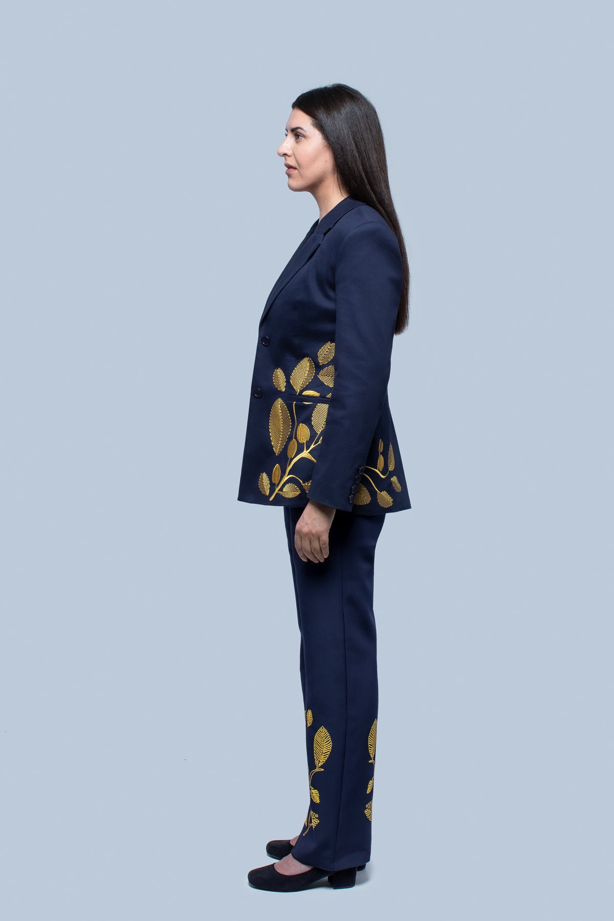 KANI BLAZER - MIDNIGHT NAVY/GOLD